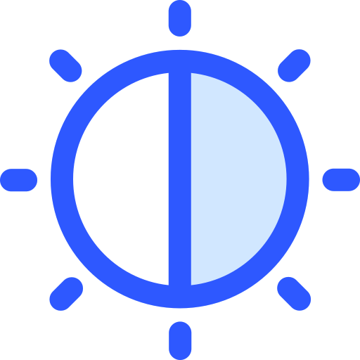 helderheid Generic Blue icoon