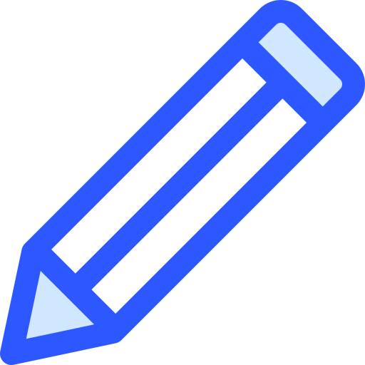 연필 Generic Blue icon