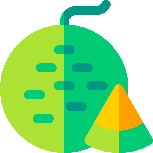 melón Basic Rounded Flat icono