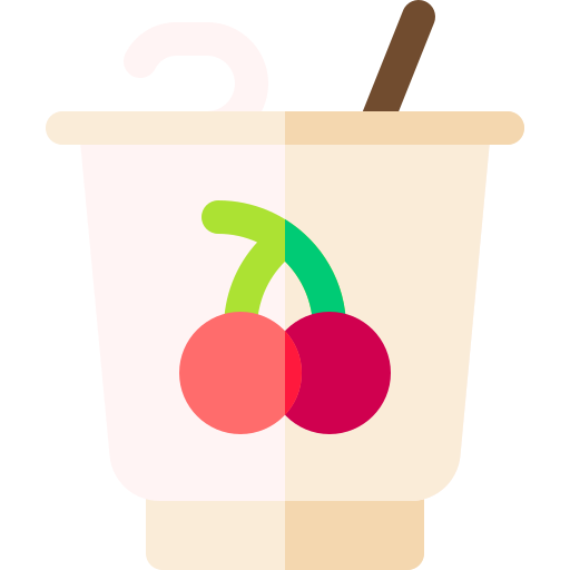 jogurt Basic Rounded Flat ikona