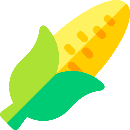 maíz Basic Rounded Flat icono