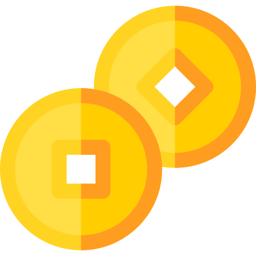 Coins Basic Rounded Flat icon