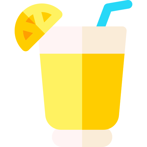 Лимонный сок Basic Rounded Flat иконка