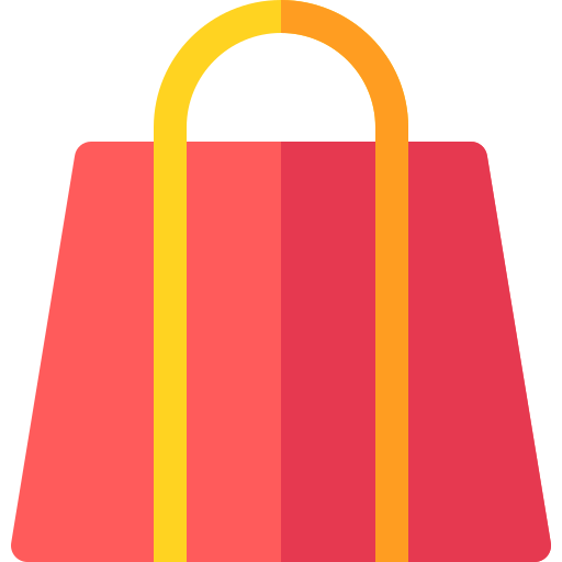 torba na zakupy Basic Rounded Flat ikona