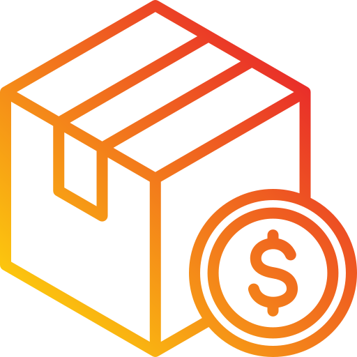 Shipping cost Generic Gradient icon