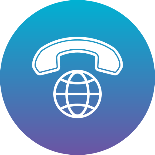 internationaler anruf Generic Flat Gradient icon