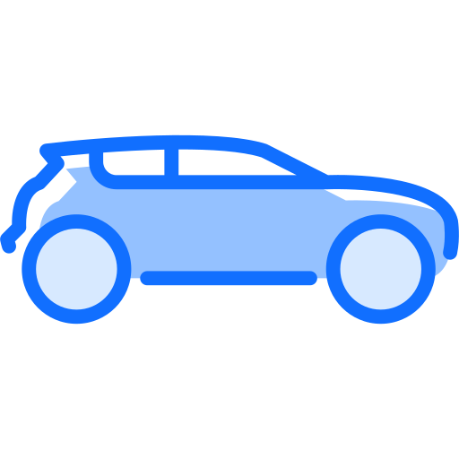 auto Generic Blue icona