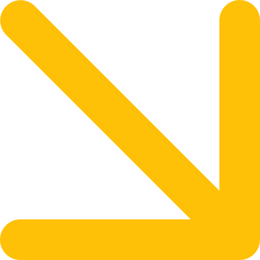Down right arrow Generic Flat icon