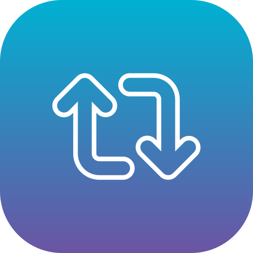 Loop Generic Flat Gradient icon