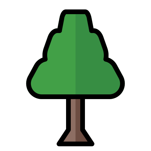 Árvore Generic Outline Color Ícone