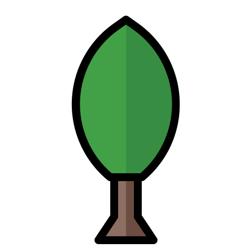 albero Generic Outline Color icona