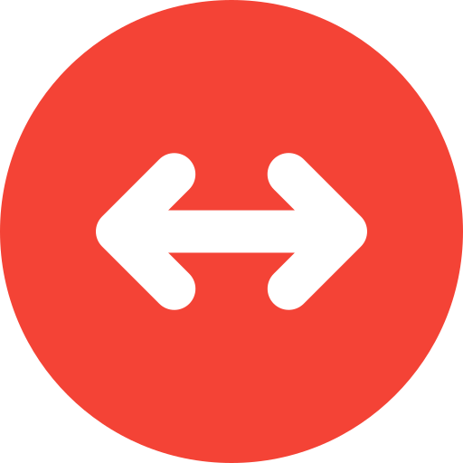 flecha doble Generic Flat icono