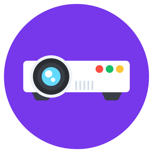 urządzenie projektora Generic Circular ikona