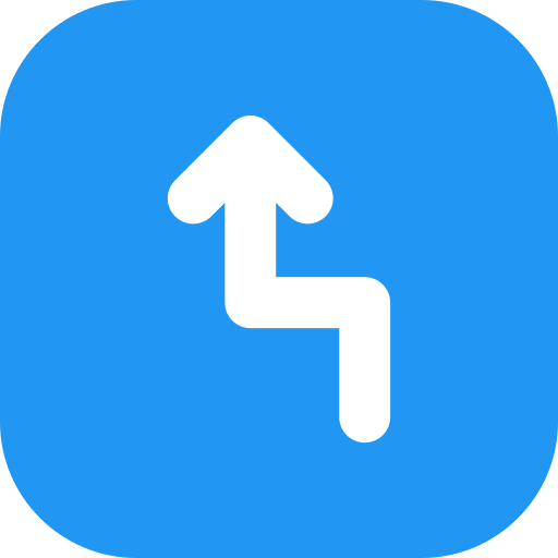 zigzag pijl Generic Flat icoon