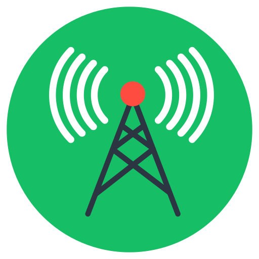 segnale wi-fi Generic Circular icona