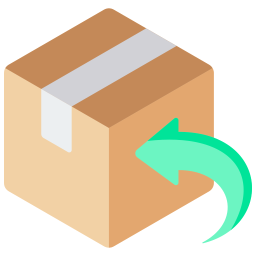 pudełko zwrotne Generic Flat ikona