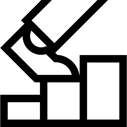 escalera Basic Straight Lineal icono