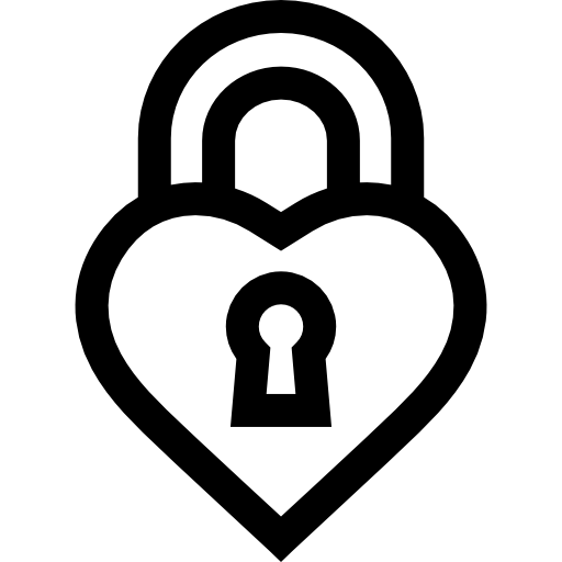 fechadura Basic Straight Lineal Ícone