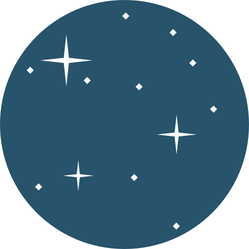 Space Detailed Flat Circular Flat icon