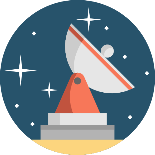 satellitenschüssel Detailed Flat Circular Flat icon
