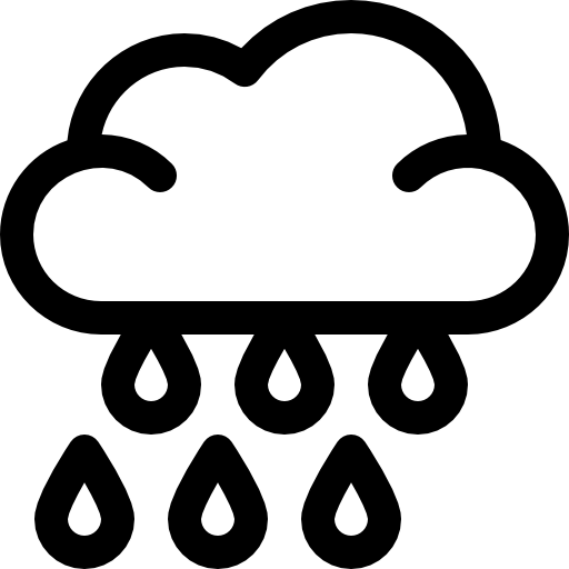 비 Basic Rounded Lineal icon