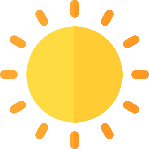 energía solar Basic Rounded Flat icono