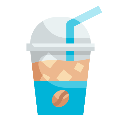 Холодный кофе Wanicon Flat иконка