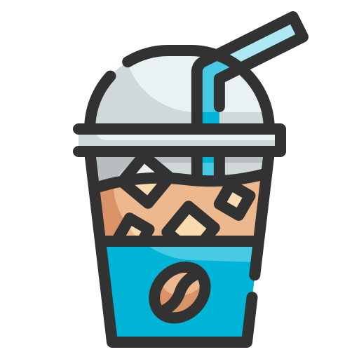 Cold coffee Wanicon Lineal Color icon