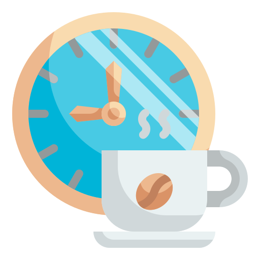 Coffee time Wanicon Flat icon