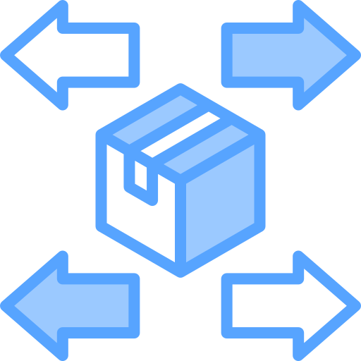 distribution Generic Blue Icône