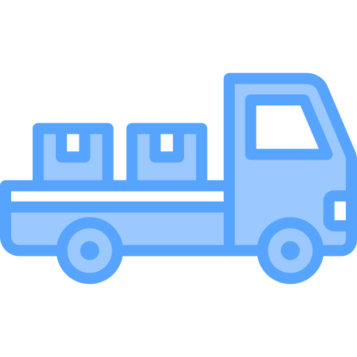 Cargo truck Generic Blue icon