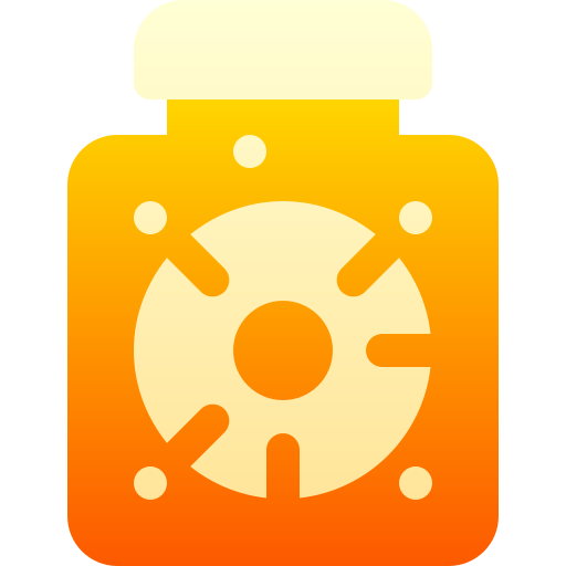 Eye jar Basic Gradient Gradient icon