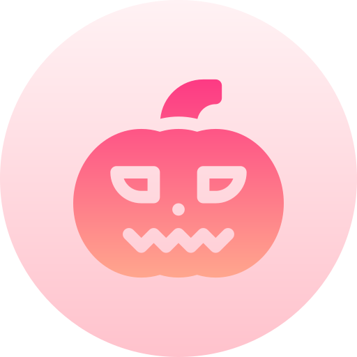 Pumpkin Basic Gradient Circular icon