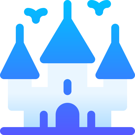 zamek Basic Gradient Gradient ikona