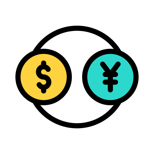 Currency Vector Stall Lineal Color icon