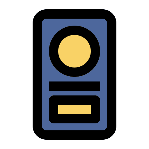 ハードディスク Generic Outline Color icon