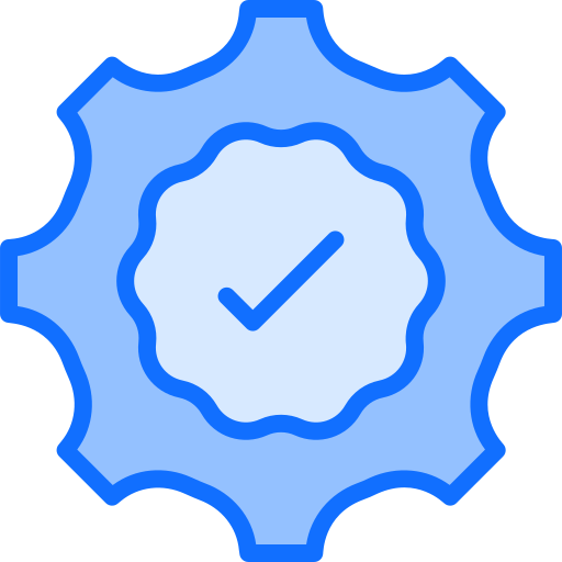 품질 관리 Generic Blue icon