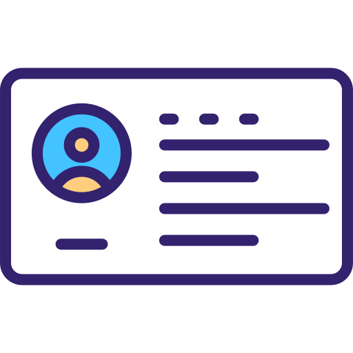 Business card Generic Fill & Lineal icon
