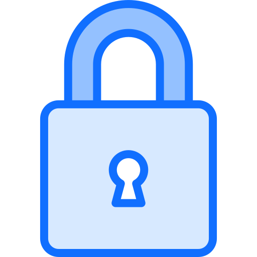 Lock Generic Blue icon