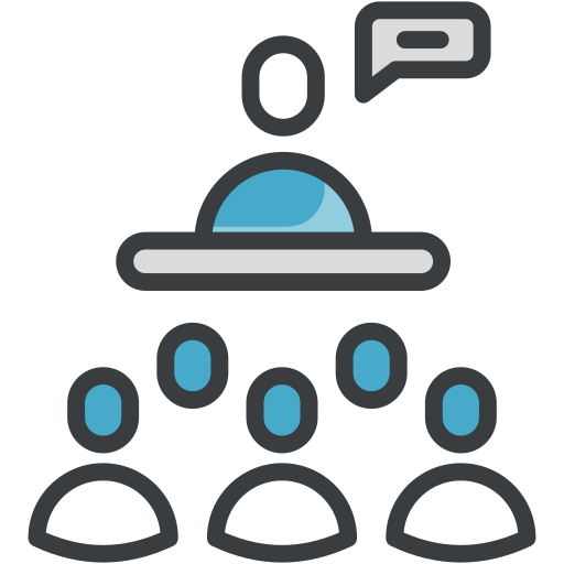 Public speaking Generic Fill & Lineal icon