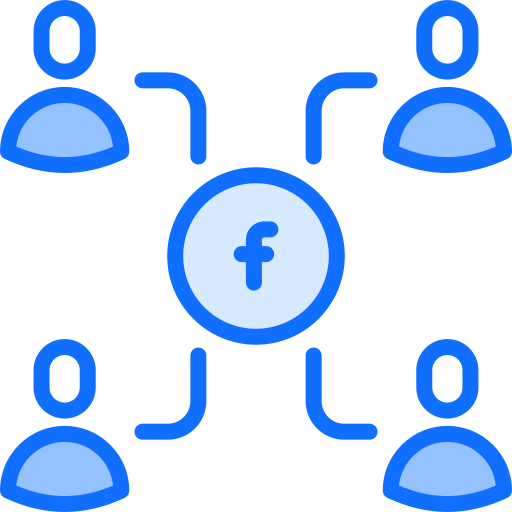 Social engagement Generic Blue icon