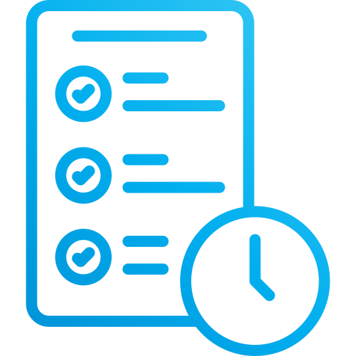 Time planning Generic Gradient icon