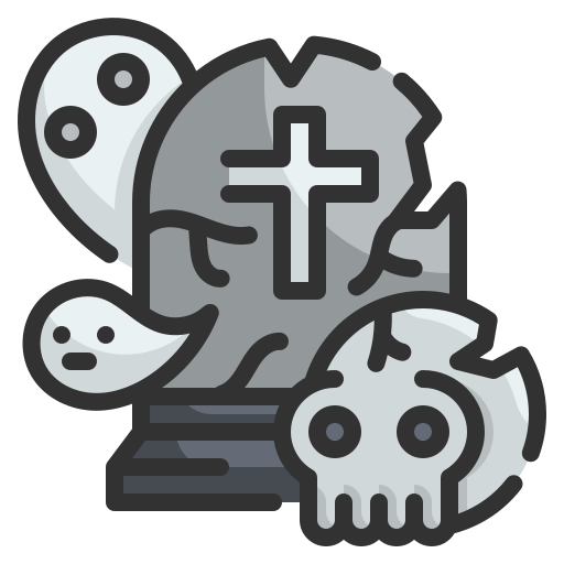 Tombstone Wanicon Lineal Color icon
