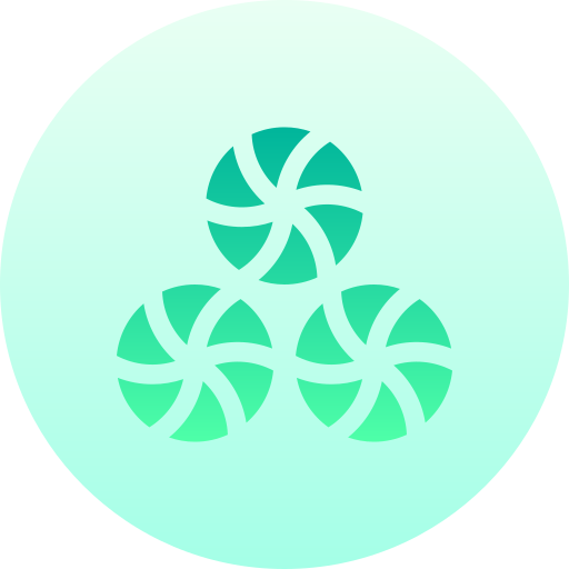 cukierek Basic Gradient Circular ikona