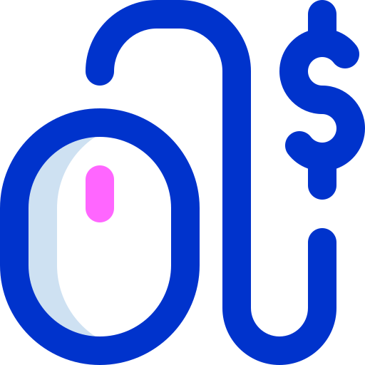 Pay per click Super Basic Orbit Color icon