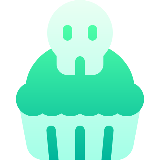 컵케이크 Basic Gradient Gradient icon