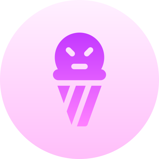 Рожок мороженого Basic Gradient Circular иконка