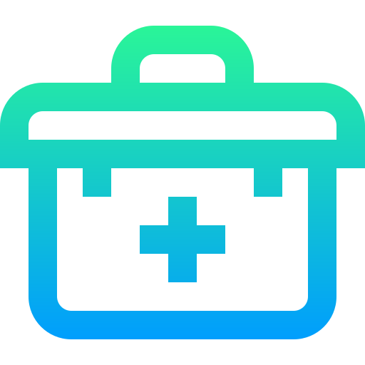 First aid kit Super Basic Straight Gradient icon