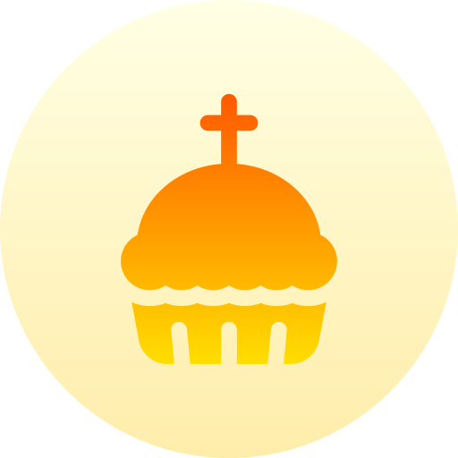 Cupcake Basic Gradient Circular icon