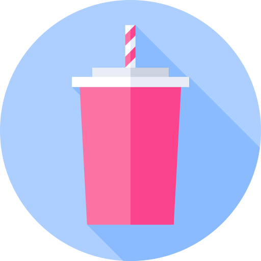 Soft drink Flat Circular Flat icon